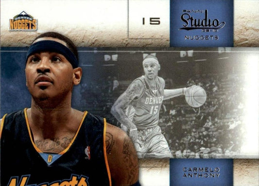 #5 Carmelo Anthony - Denver Nuggets - 2009-10 Panini Studio Basketball