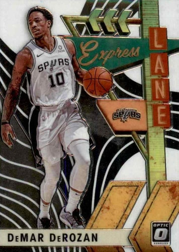 #5 DeMar DeRozan - San Antonio Spurs - 2019-20 Donruss Optic - Express Lane Basketball