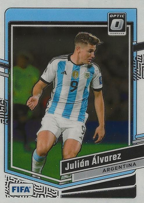 #5 Julián Álvarez - Argentina - 2023-24 Donruss - Optic Soccer