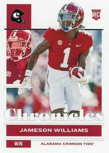 #5 Jameson Williams - Alabama Crimson Tide - 2022 Panini Chronicles Draft Picks Football