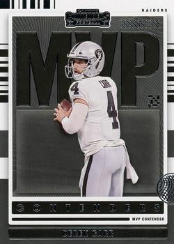 #MVP-DCA Derek Carr - Las Vegas Raiders - 2021 Panini Contenders - MVP Contenders Football
