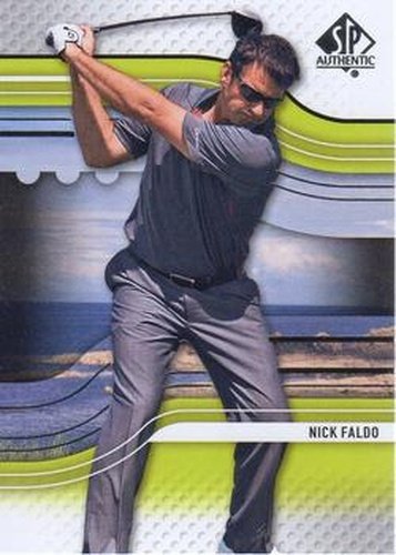 #5 Nick Faldo - 2012 SP Authentic Golf
