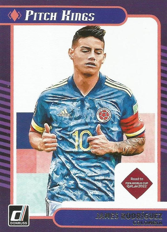 #5 James Rodriguez - Colombia - 2021-22 Donruss - Pitch Kings Soccer