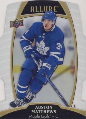 #5 Auston Matthews - Toronto Maple Leafs - 2019-20 Upper Deck Allure - White Rainbow Hockey