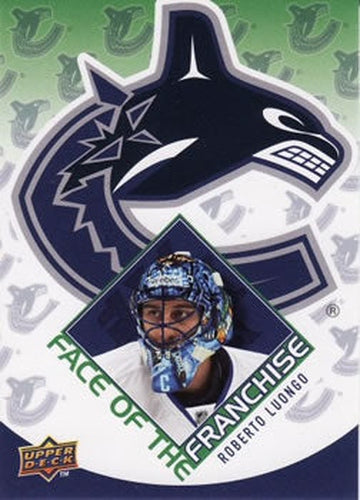 #FF5 Roberto Luongo - Vancouver Canucks - 2009-10 Upper Deck - Face of the Franchise Hockey
