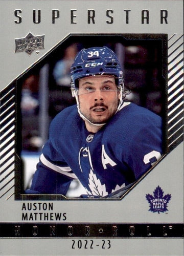 #HR-5 Auston Matthews - Toronto Maple Leafs - 2022-23 Upper Deck - Honor Roll Hockey