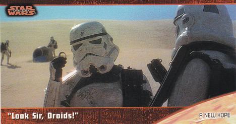 #5 Look Sir, Droids! - 1997 Topps Widevision Star Wars Trilogy