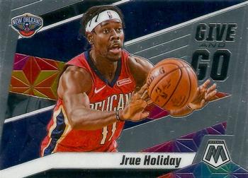 #5 Jrue Holiday - New Orleans Pelicans - 2019-20 Panini Mosaic - Give and Go Basketball