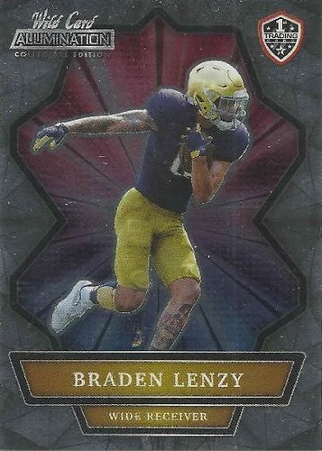 #ANBC-5 Braden Lenzy - Notre Dame Fighting Irish - 2021 Wild Card Alumination NIL Football