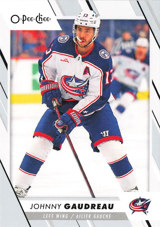 #5 Johnny Gaudreau - Columbus Blue Jackets - 2023-24 O-Pee-Chee Hockey