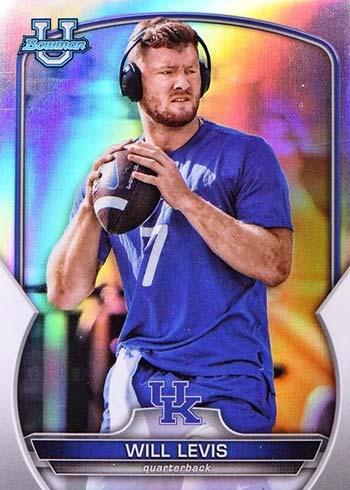 #5b Will Levis - Kentucky Wildcats - 2022 Bowman Chrome University Football