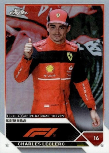 #5b Charles Leclerc - Scuderia Ferrari - 2023 Topps Chrome Formula 1 Racing