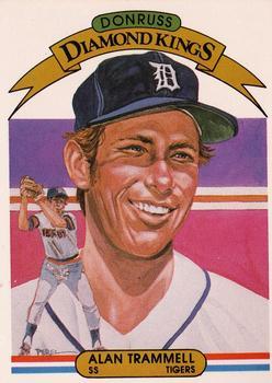 #5b Alan Trammell - Detroit Tigers - 1982 Donruss Baseball