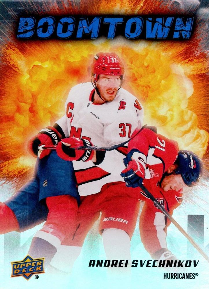 #BT-7 Andrei Svechnikov - Carolina Hurricanes - 2025-26 Upper Deck - Boomtown Hockey