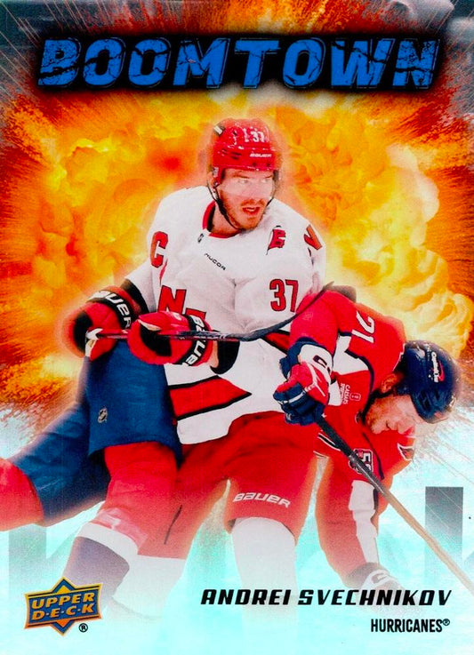#BT-7 Andrei Svechnikov - Carolina Hurricanes - 2025-26 Upper Deck - Boomtown Hockey