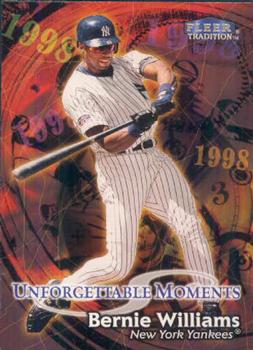 #600 Bernie Williams - New York Yankees - 1998 Fleer Tradition Baseball