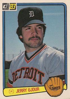 #600 Jerry Ujdur - Detroit Tigers - 1983 Donruss Baseball