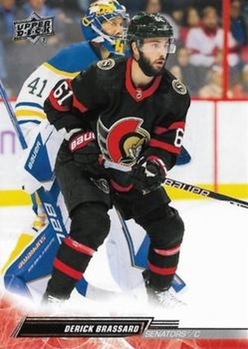 #601 Derick Brassard - Ottawa Senators - 2022-23 Upper Deck Hockey