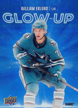 #GU-9 William Eklund - San Jose Sharks - 2025-26 Upper Deck - Glow-Up Hockey