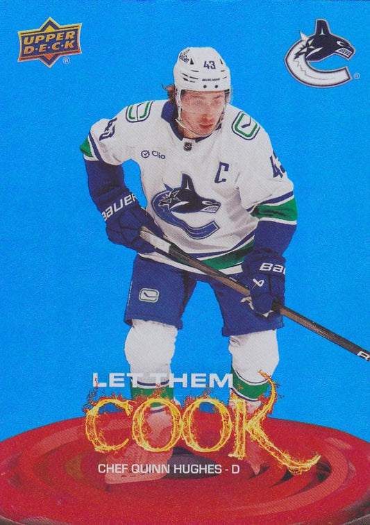 #LTC-14 Quinn Hughes - Vancouver Canucks - 2025-26 Upper Deck - Let Them Cook Hockey