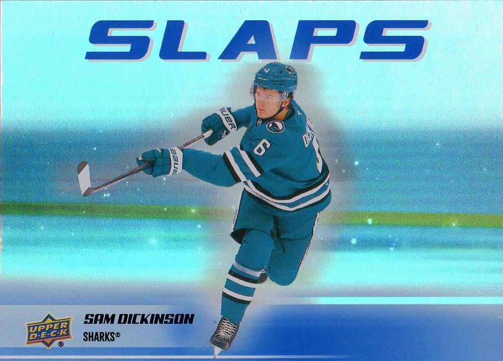 #SL-6 Sam Dickinson - San Jose Sharks - 2025-26 Upper Deck - Slaps Hockey