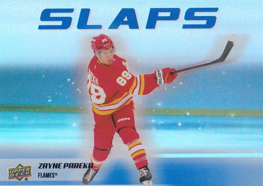 #SL-10 Zayne Parekh - Calgary Flames - 2025-26 Upper Deck - Slaps Hockey