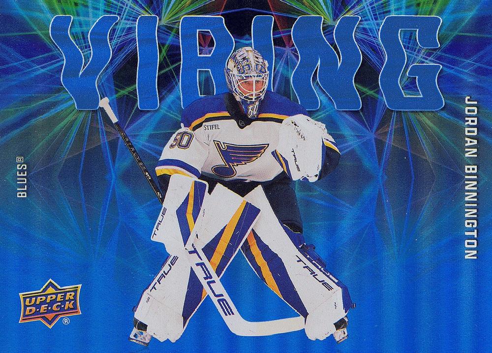 #VB-1 Jordan Binnington - St. Louis Blues - 2025-26 Upper Deck - Vibing Hockey