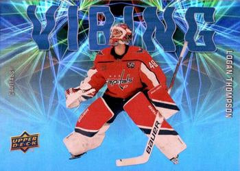 #VB-7 Logan Thompson - Washington Capitals - 2025-26 Upper Deck - Vibing Hockey