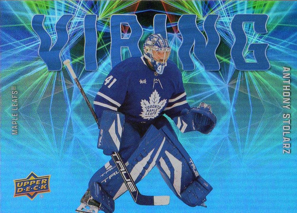 #VB-12 Anthony Stolarz - Toronto Maple Leafs - 2025-26 Upper Deck - Vibing Hockey