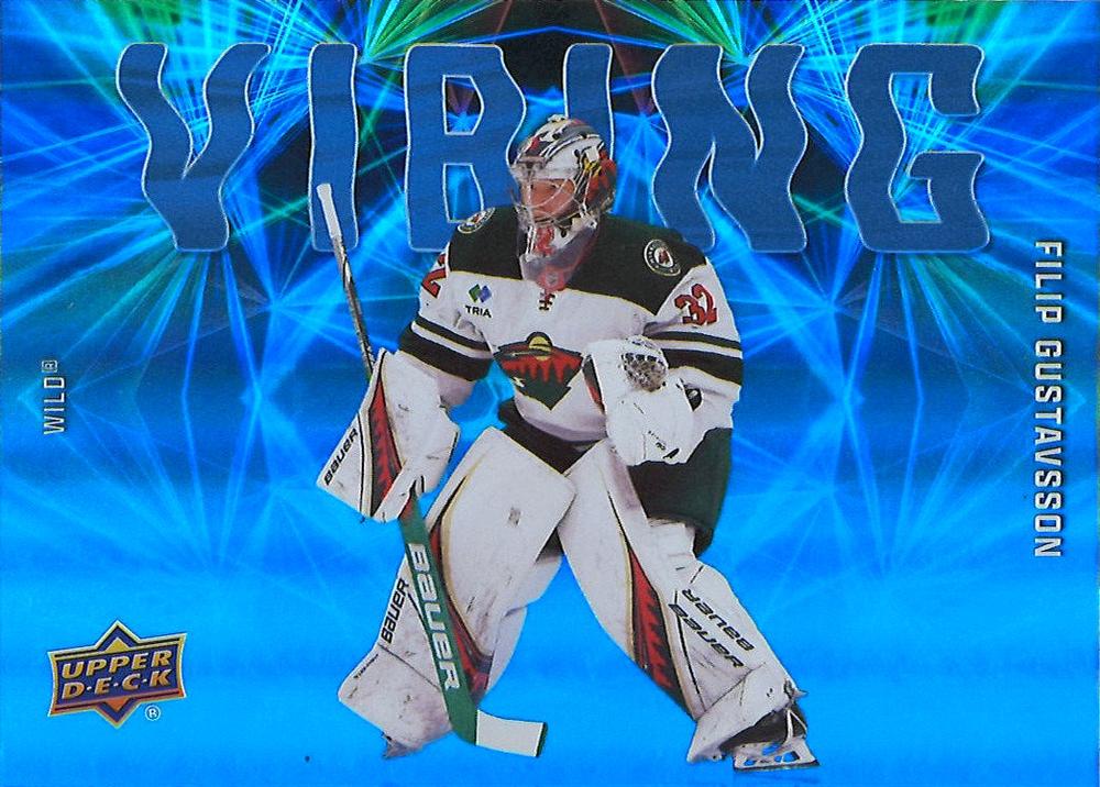 #VB-15 Filip Gustavsson - Minnesota Wild - 2025-26 Upper Deck - Vibing Hockey