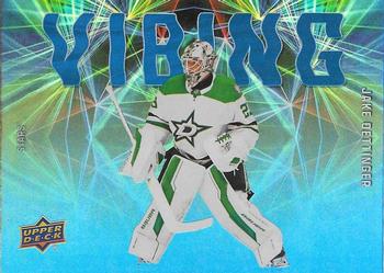 #VB-21 Jake Oettinger - Dallas Stars - 2025-26 Upper Deck - Vibing Hockey