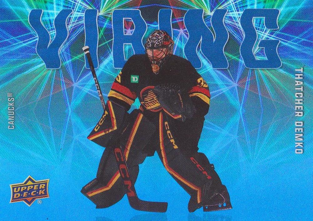 #VB-22 Thatcher Demko - Vancouver Canucks - 2025-26 Upper Deck - Vibing Hockey