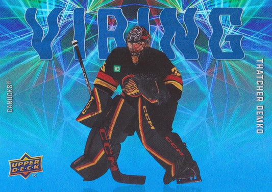 #VB-22 Thatcher Demko - Vancouver Canucks - 2025-26 Upper Deck - Vibing Hockey