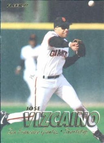 #601 Jose Vizcaino - San Francisco Giants - 1997 Fleer Baseball