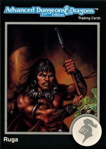 #601 Ruga - 1991 TSR Advanced Dungeons & Dragons - Silver