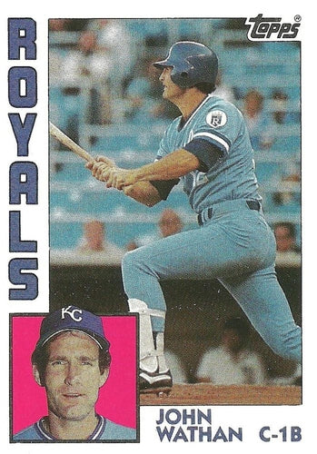 #602 John Wathan - Kansas City Royals - 1984 Topps Baseball