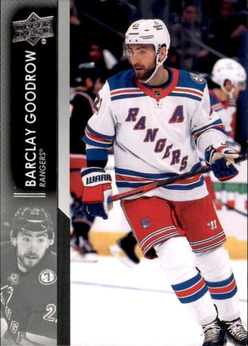 #602 Barclay Goodrow - New York Rangers - 2021-22 Upper Deck Hockey
