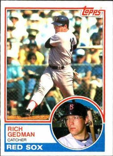 #602 Rich Gedman - Boston Red Sox - 1983 Topps Baseball