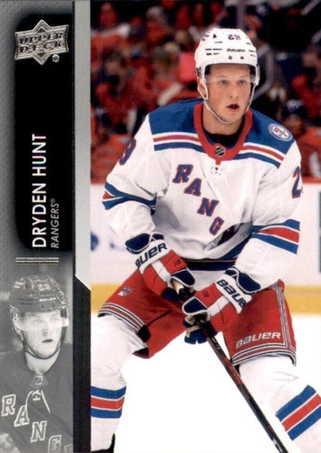 #603 Dryden Hunt - New York Rangers - 2021-22 Upper Deck Hockey