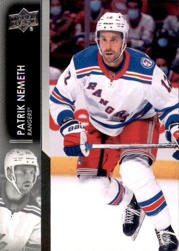 #604 Patrik Nemeth - New York Rangers - 2021-22 Upper Deck Hockey