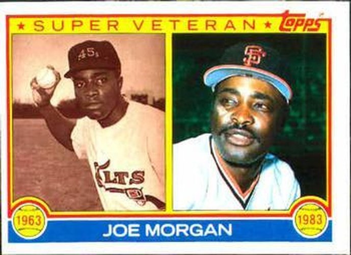 #604 Joe Morgan - Houston Colt .45s / San Francisco Giants - 1983 Topps Baseball