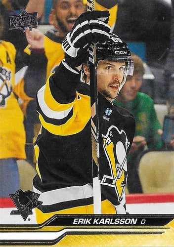 #604 Erik Karlsson - Pittsburgh Penguins - 2023-24 Upper Deck Hockey