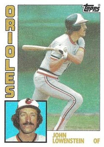 #604 John Lowenstein - Baltimore Orioles - 1984 Topps Baseball