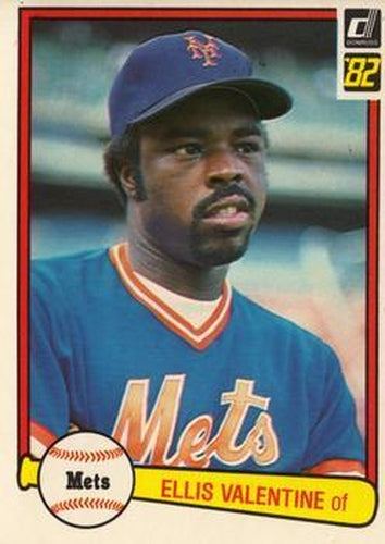 #605 Ellis Valentine - New York Mets - 1982 Donruss Baseball