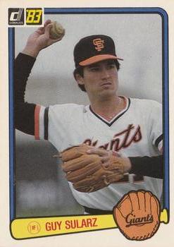 #605 Guy Sularz - San Francisco Giants - 1983 Donruss Baseball