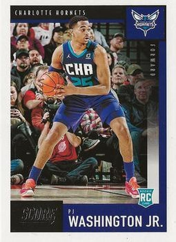 #605 PJ Washington Jr. - Charlotte Hornets - 2019-20 Panini Chronicles Basketball