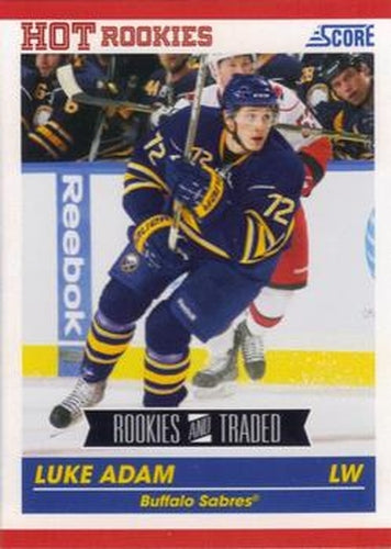 #605 Luke Adam - Buffalo Sabres - 2010-11 Score Hockey
