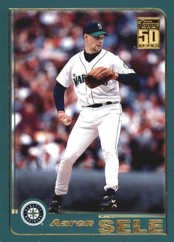 #606 Aaron Sele - Seattle Mariners - 2001 Topps Baseball