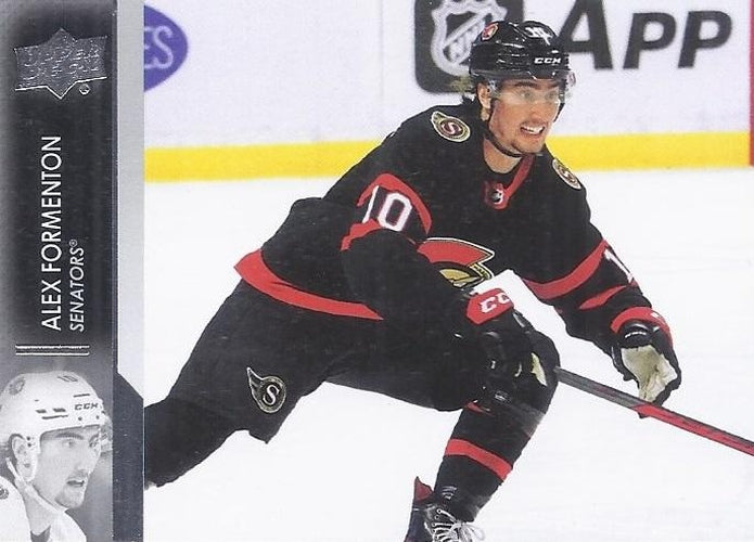 #606 Alex Formenton - Ottawa Senators - 2021-22 Upper Deck Hockey