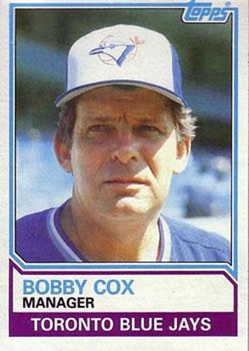 #606 Bobby Cox - Toronto Blue Jays - 1983 Topps Baseball